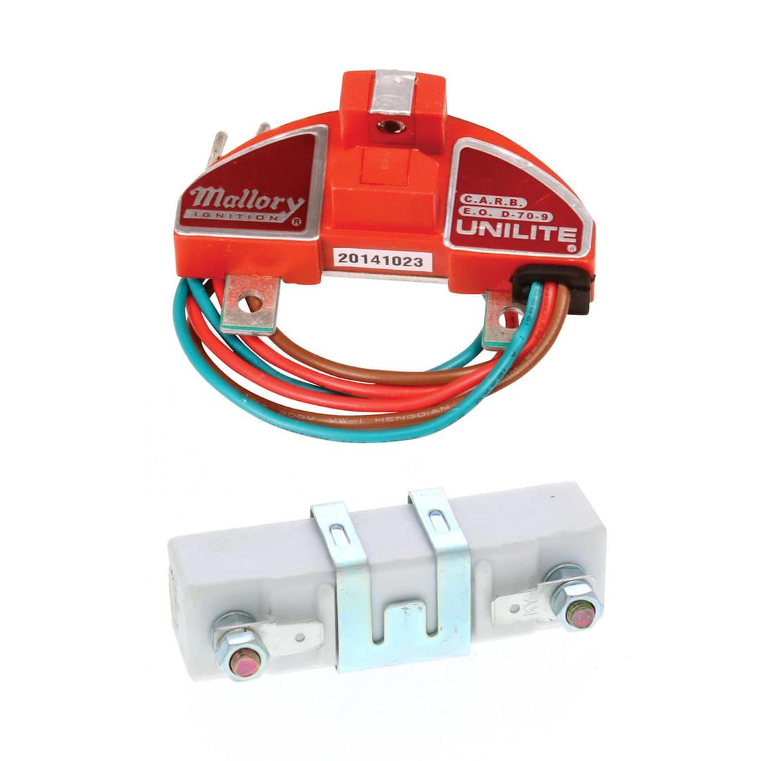 Mallory Replacement Ignition Module & Ballast Resistor Kit
