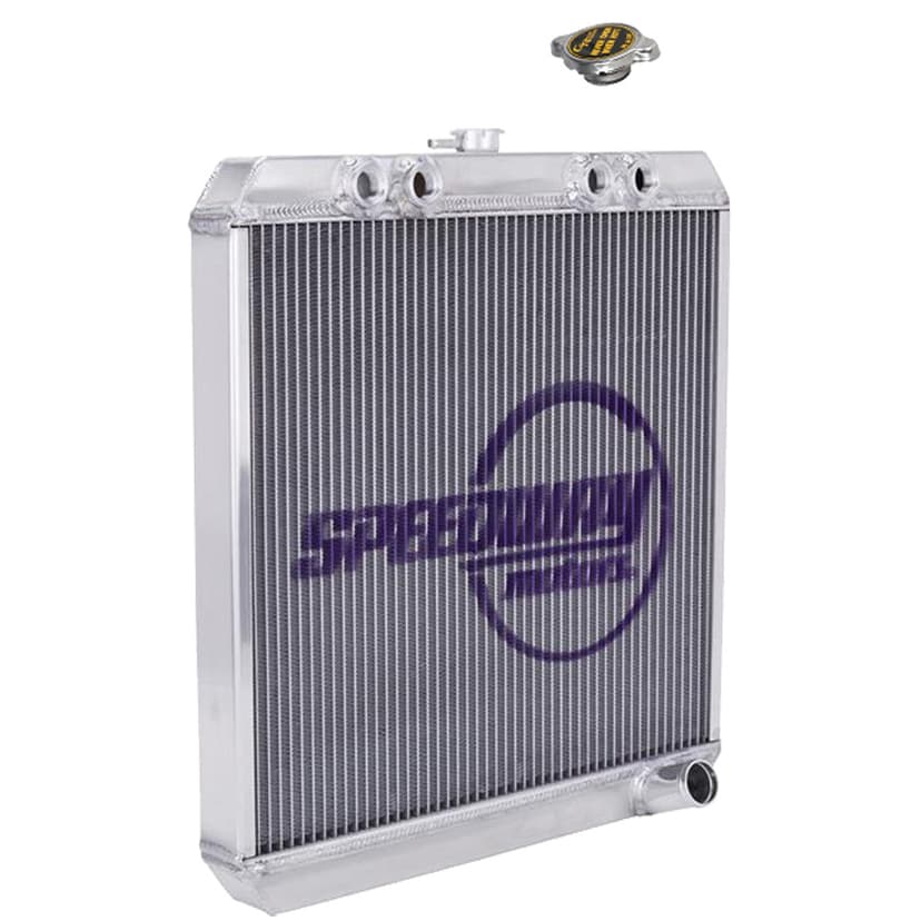 Speedway Motors Aluminum Sprint Car Radiator with C&R 30lb Cap