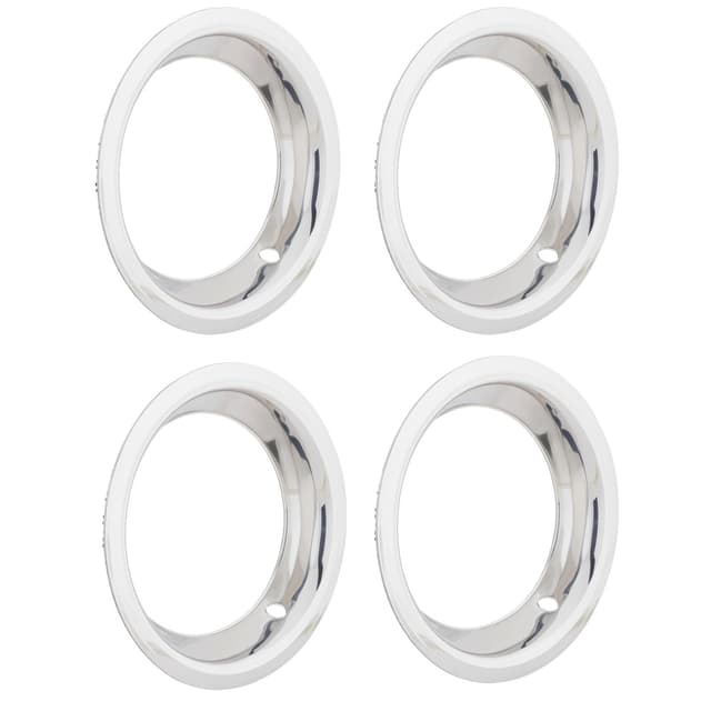 Stainless Steel Beauty Rings for 15 Inch GM Rally Wheel, 3 In Set