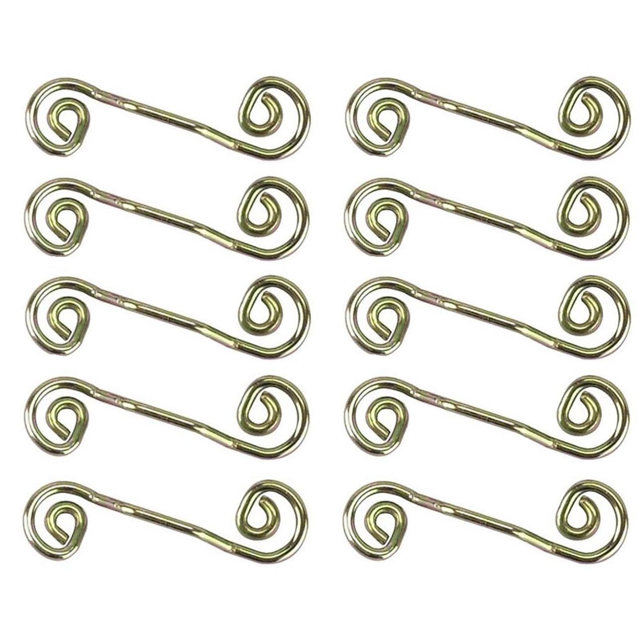 Tapered 1/4 Turn Fastener Plates and Stepped Springs