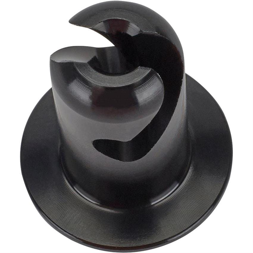 Black Aluminum 1/4 Turn Panel Fasteners, .500 Inch Grip, Pack/10
