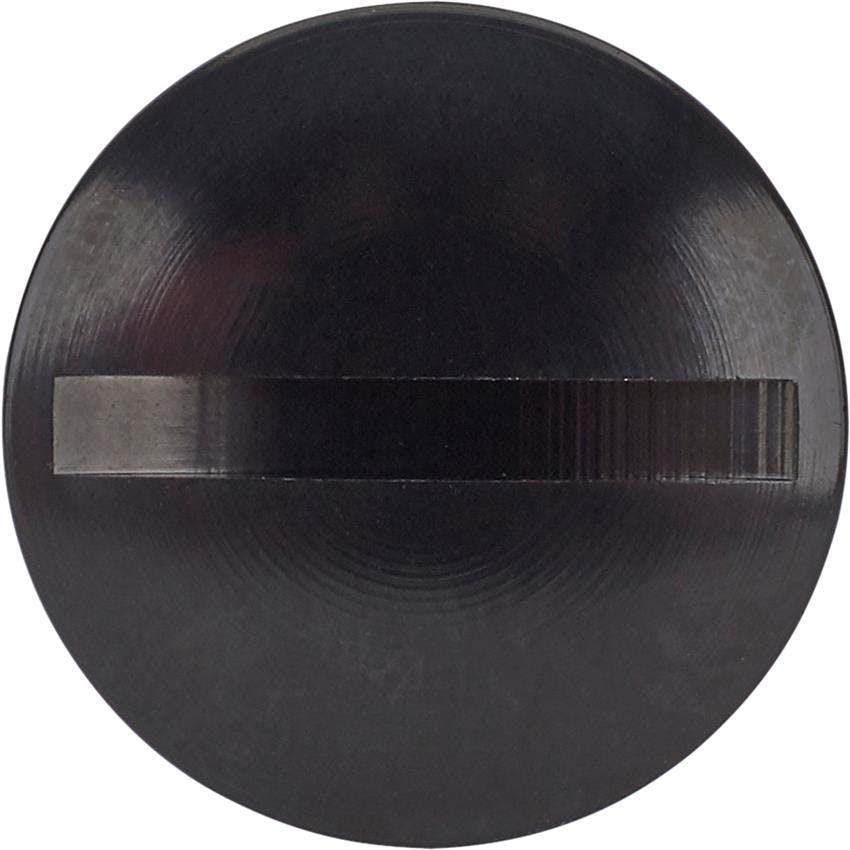 Black Aluminum 1/4 Turn Panel Fasteners, .500 Inch Grip, Pack/10