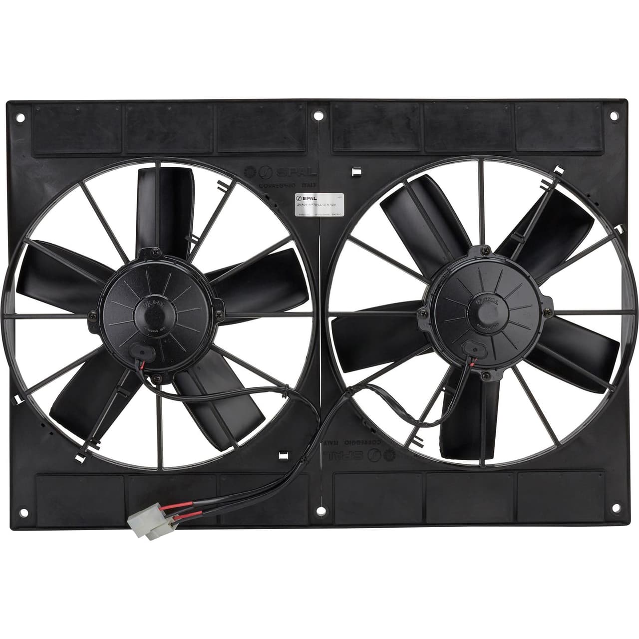 SPAL 30102052 Dual Electric Cooling Fan, Straight Blade, 11 Inch