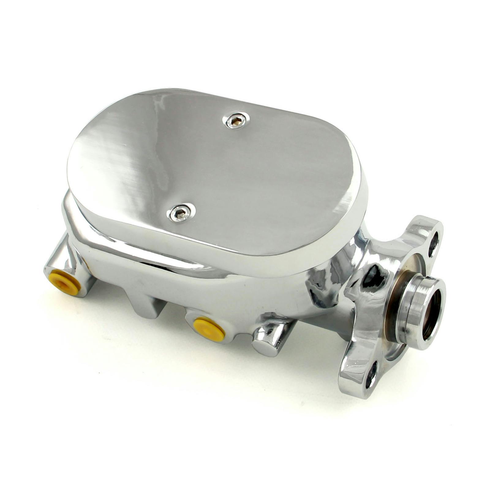 Universal GM, Smooth Top Aluminum Brake Master Cylinder, Chrome