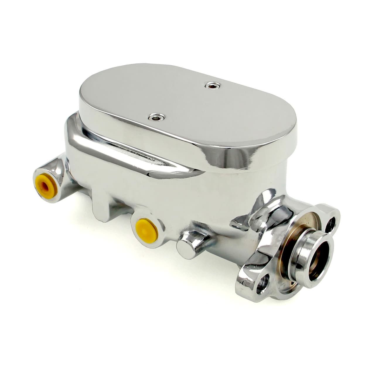 Universal GM, Smooth Top Aluminum Brake Master Cylinder, Chrome