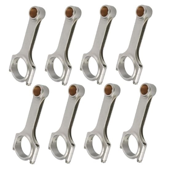 Scat 6600021 Small Block Chevy Forged H-Beam Rods, 6.0 Inch