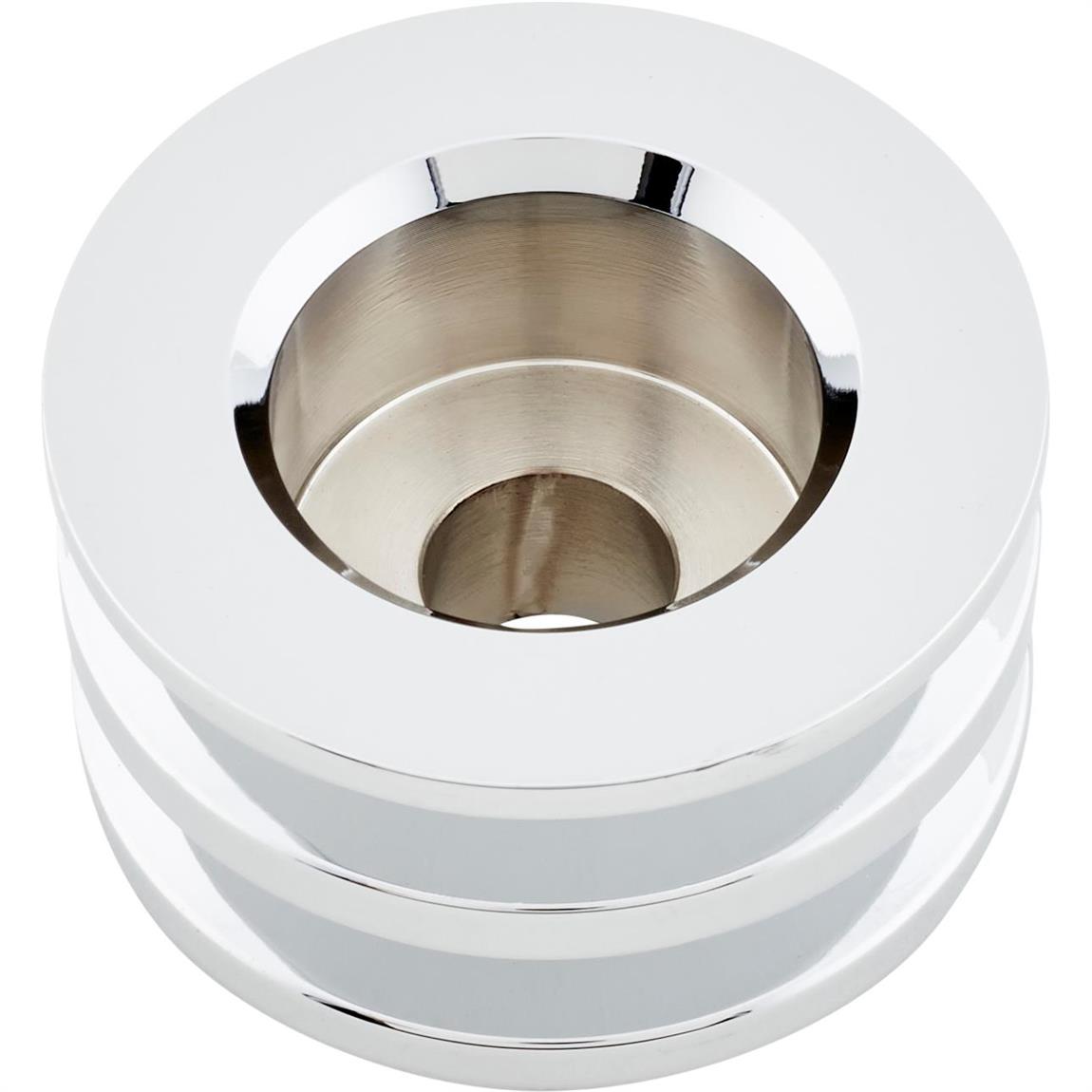 Chrome Dual Groove Alternator Pulley