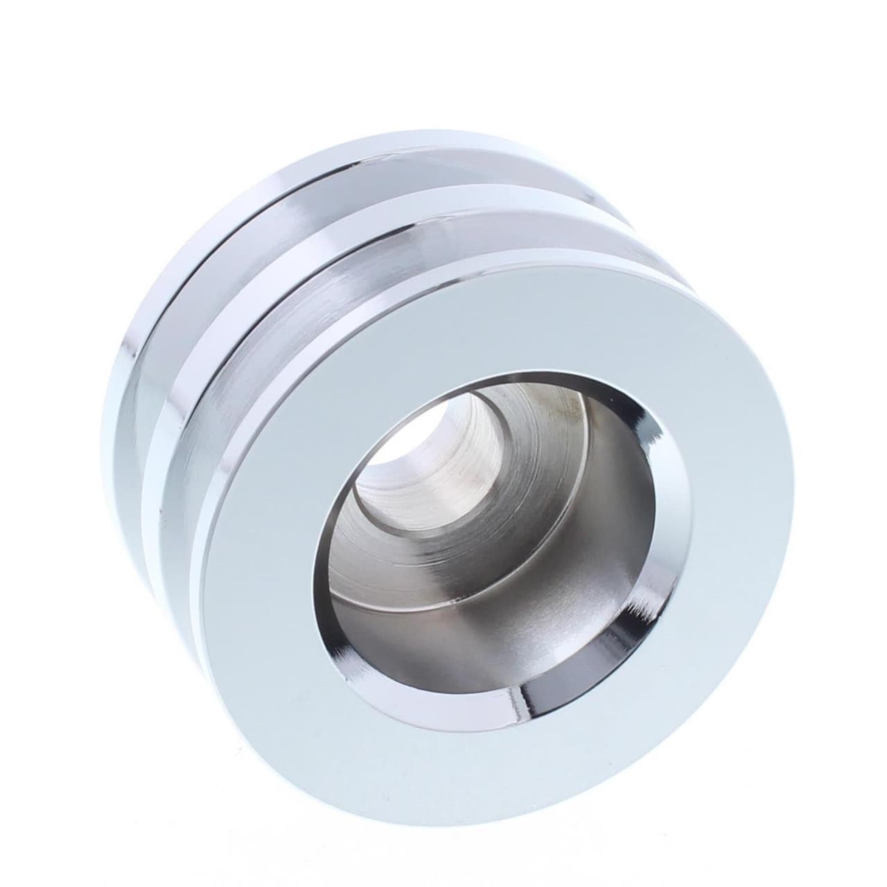 Chrome Dual Groove Alternator Pulley