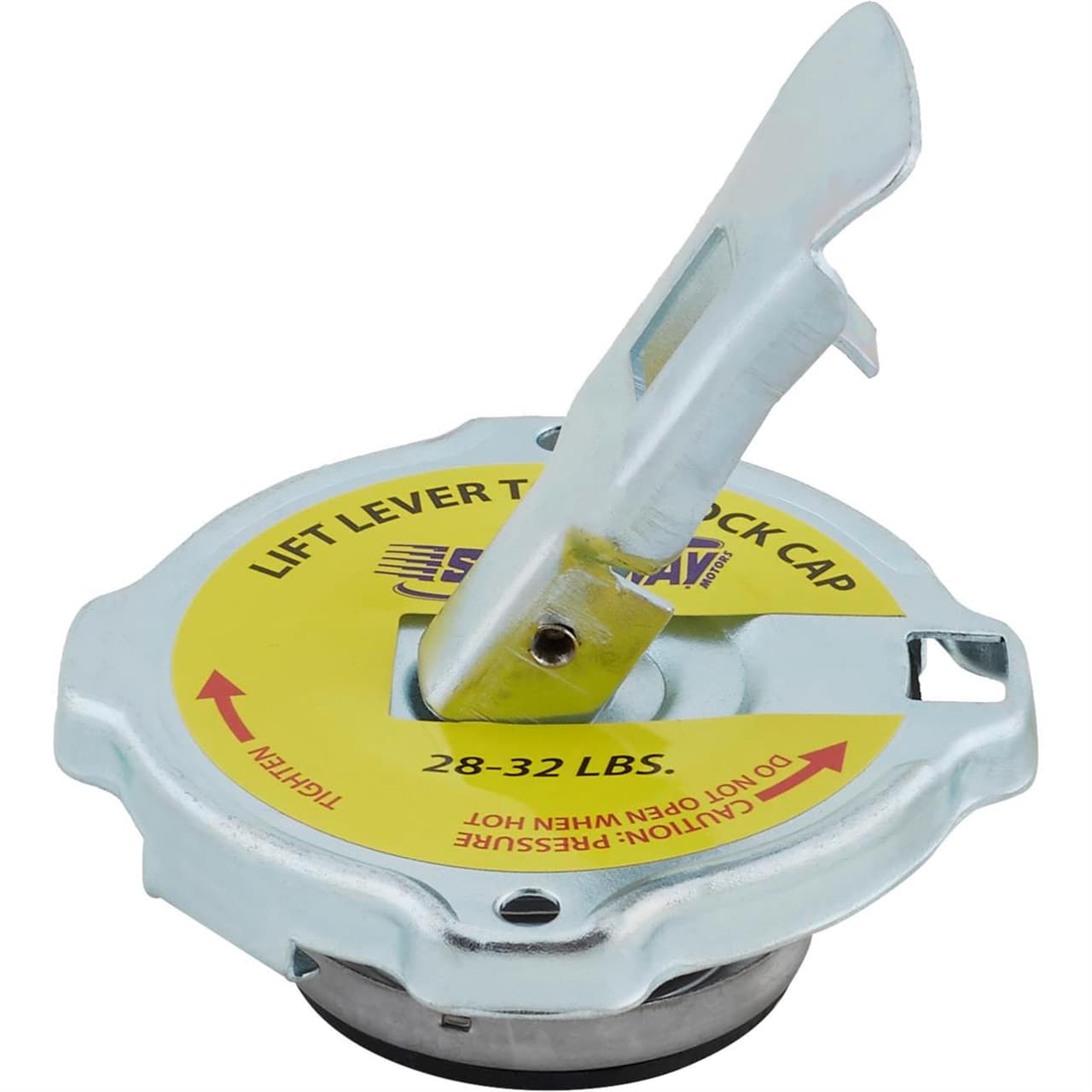Speedway Safety Locking Radiator Cap, 28-32 Lbs.