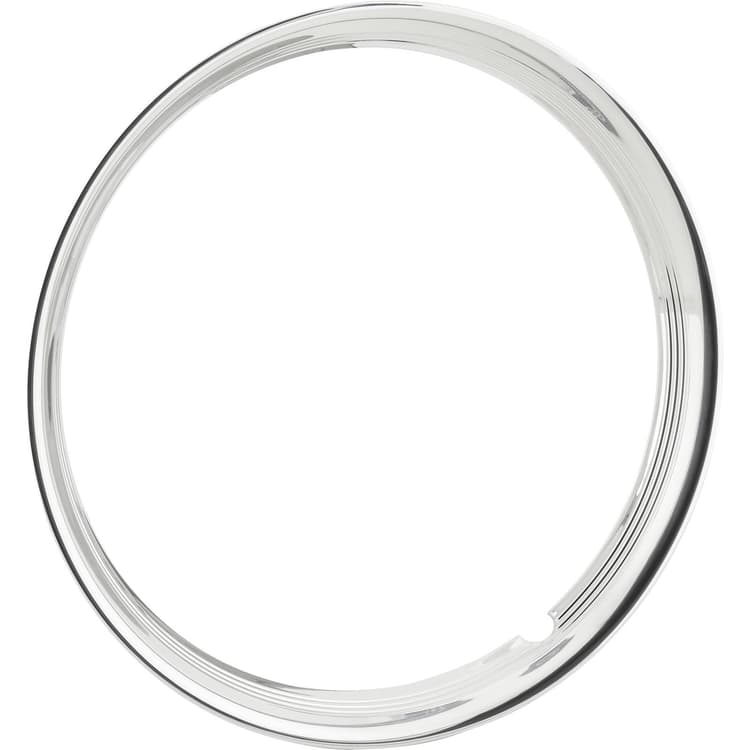 Stainless Steel 15 Inch Beauty Ring, Ribbed