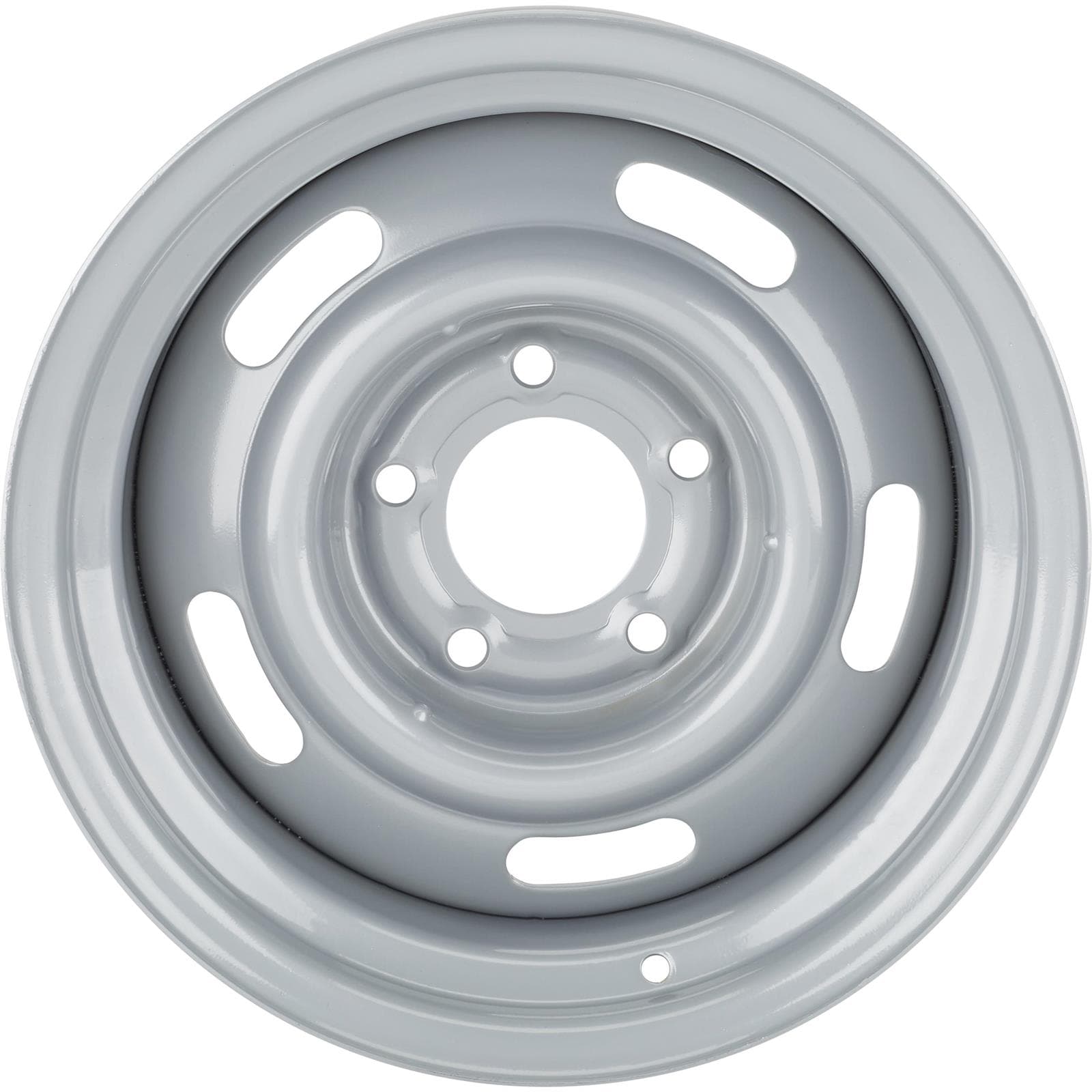 Speedway Steel GM-Style 15 Inch Rally Truck Wheel, 5 On 5 Inch