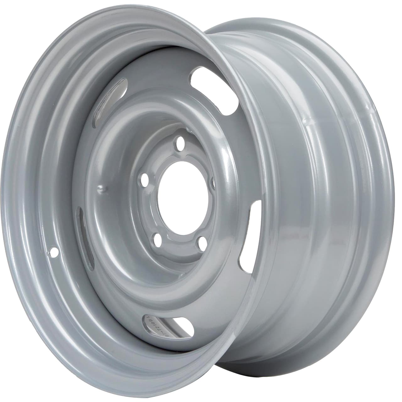 Speedway Steel GM-Style 15 Inch Rally Truck Wheel, 5 On 5 Inch