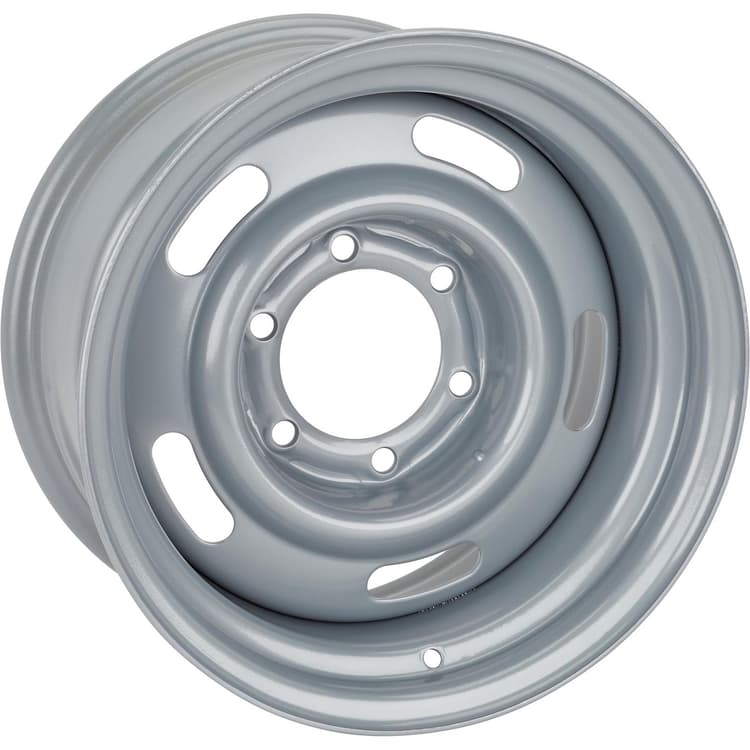 Speedway Steel GM-Style 15 Inch Rally Truck Wheel, 6 on 5.5 Inch