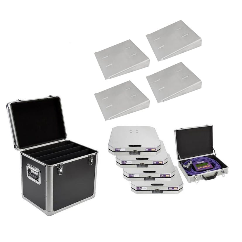 1 Weigh Electronic Racing Scale Set & Aluminum Ramps, Set of 4