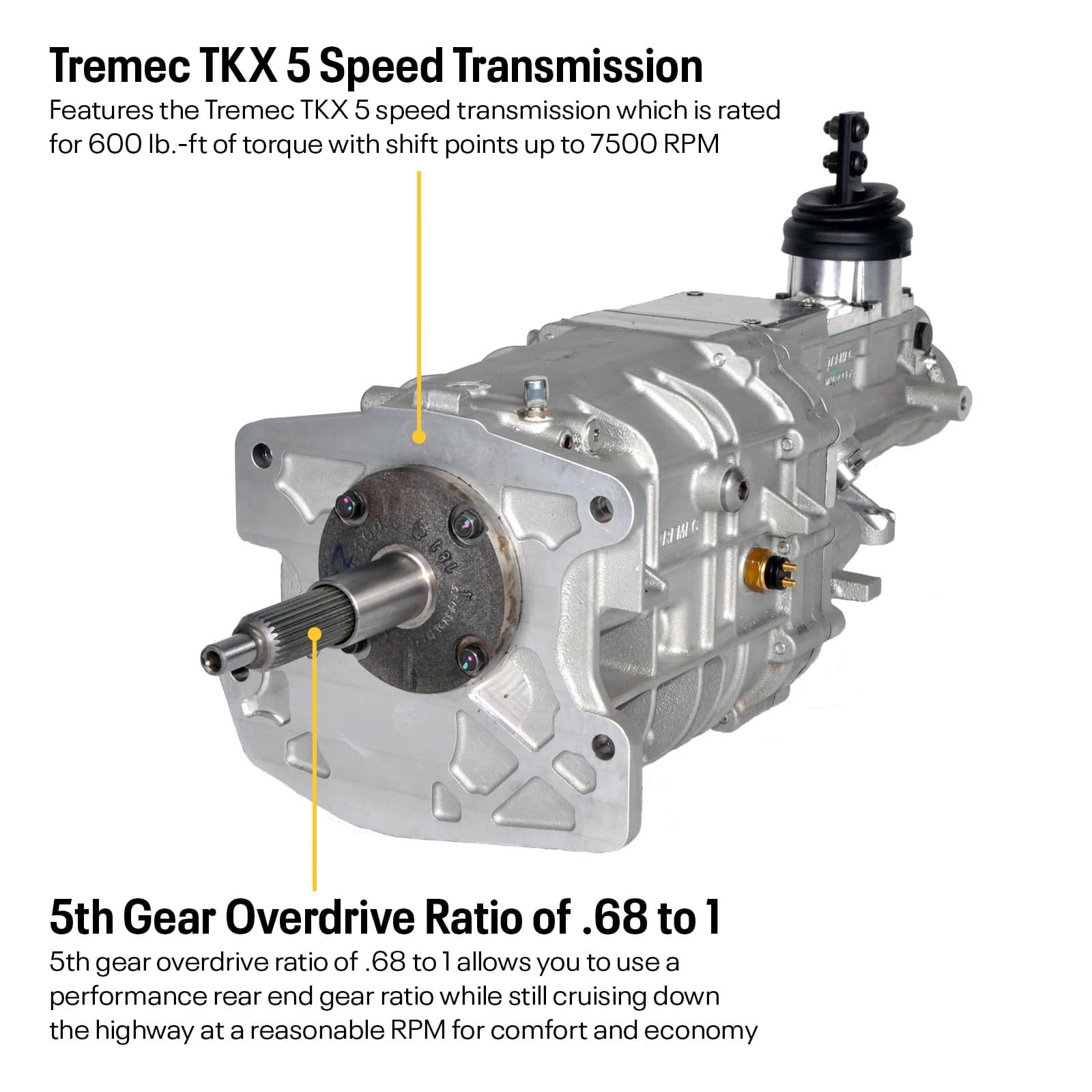 Tremec TKX Manual 5-Speed Transmission for Chevy 350/305