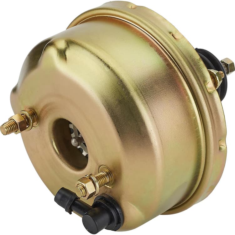 Speedway Single Diaphragm Power Brake Booster, 7 Inch, Chromate Finish