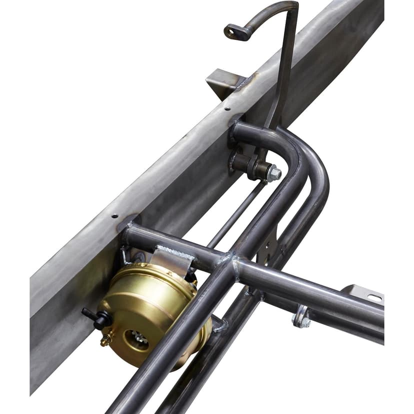 Speedway Single Diaphragm Power Brake Booster, 7 Inch, Chromate Finish