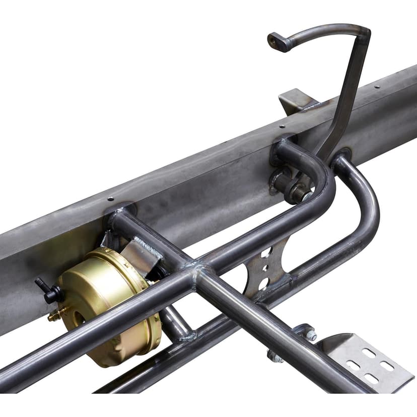 Speedway Single Diaphragm Power Brake Booster, 7 Inch, Chromate Finish