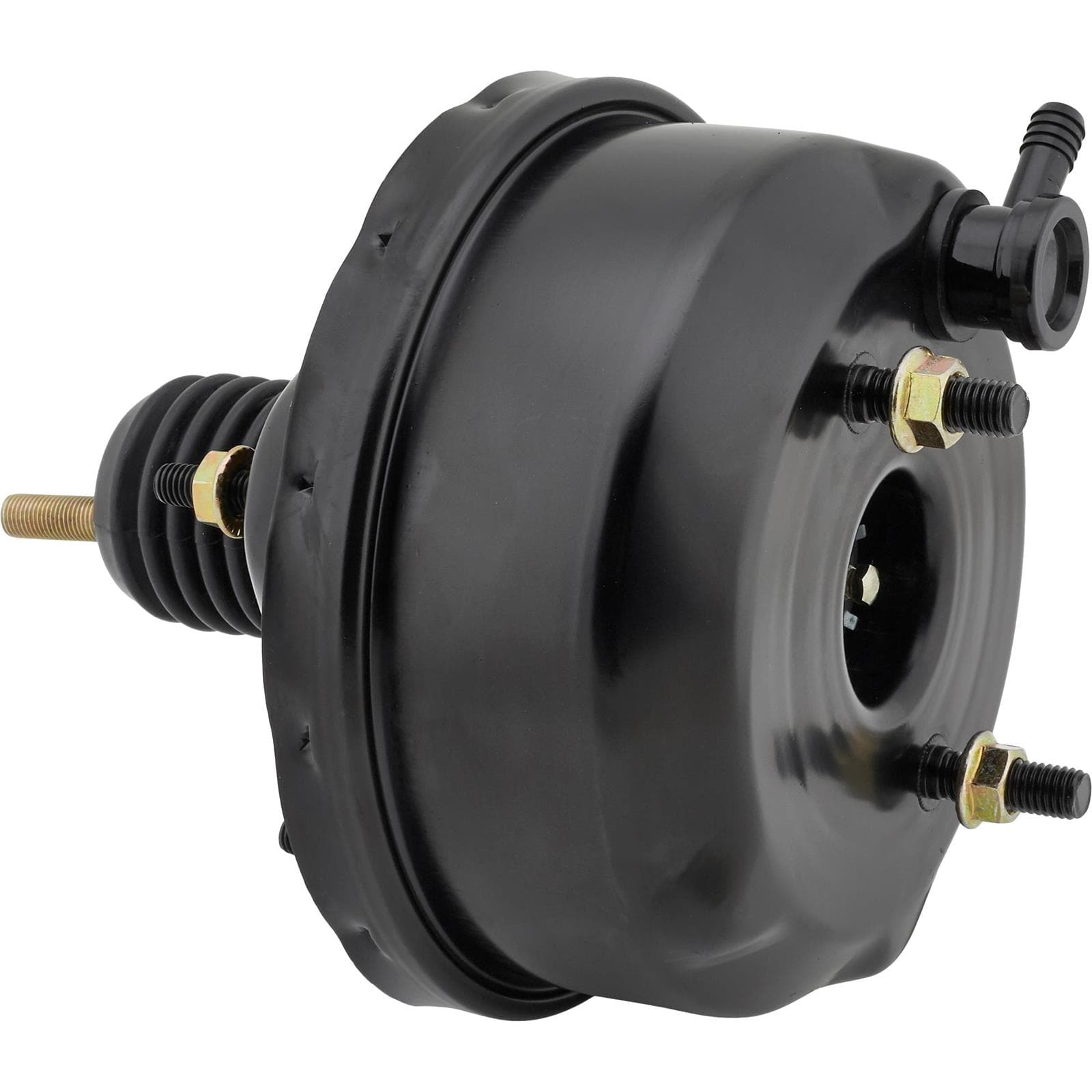 Speedway Single Diaphragm Power Brake Booster, 7 Inch, Black Finish