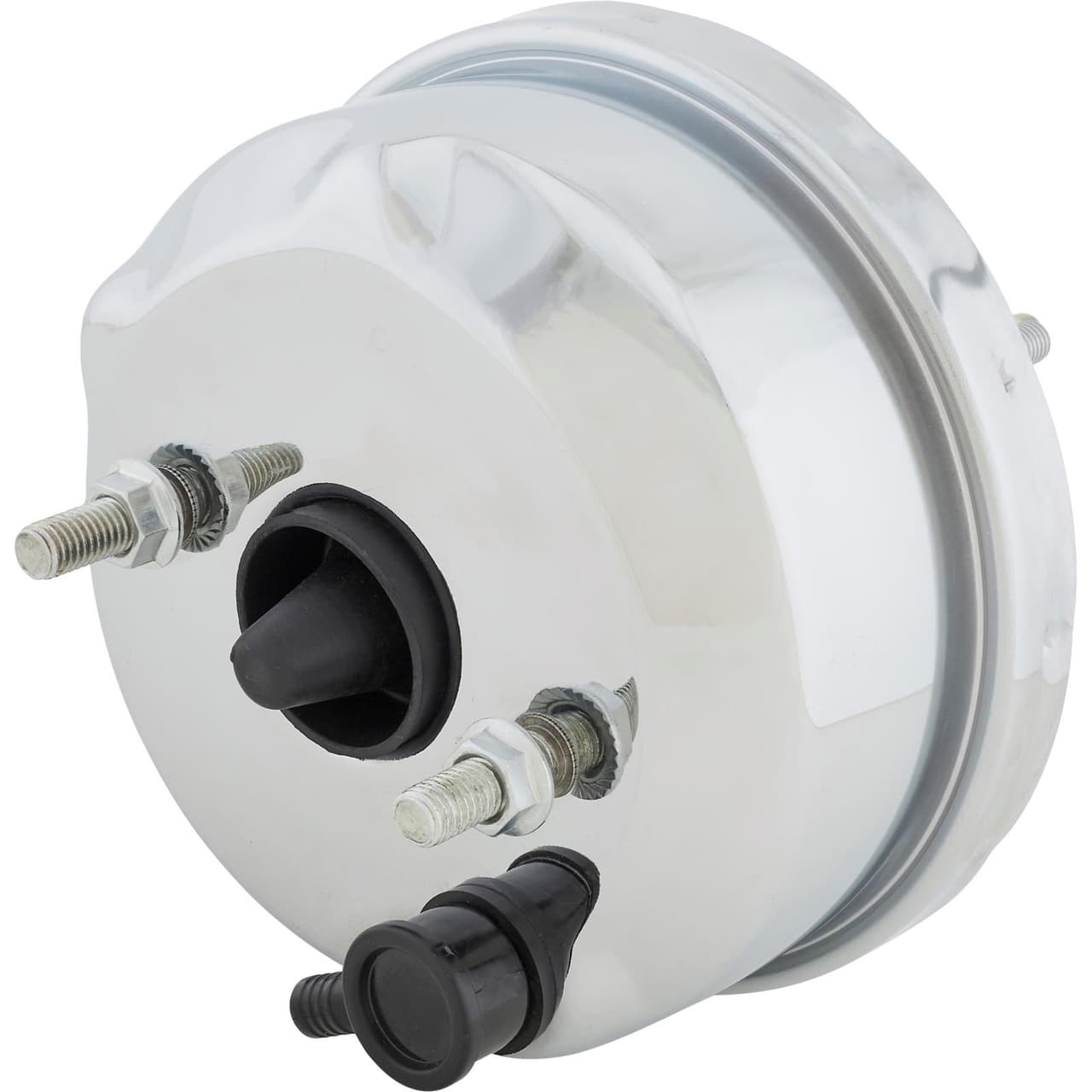 Speedway Single Diaphragm Power Brake Booster, 7 Inch, Chrome Finish