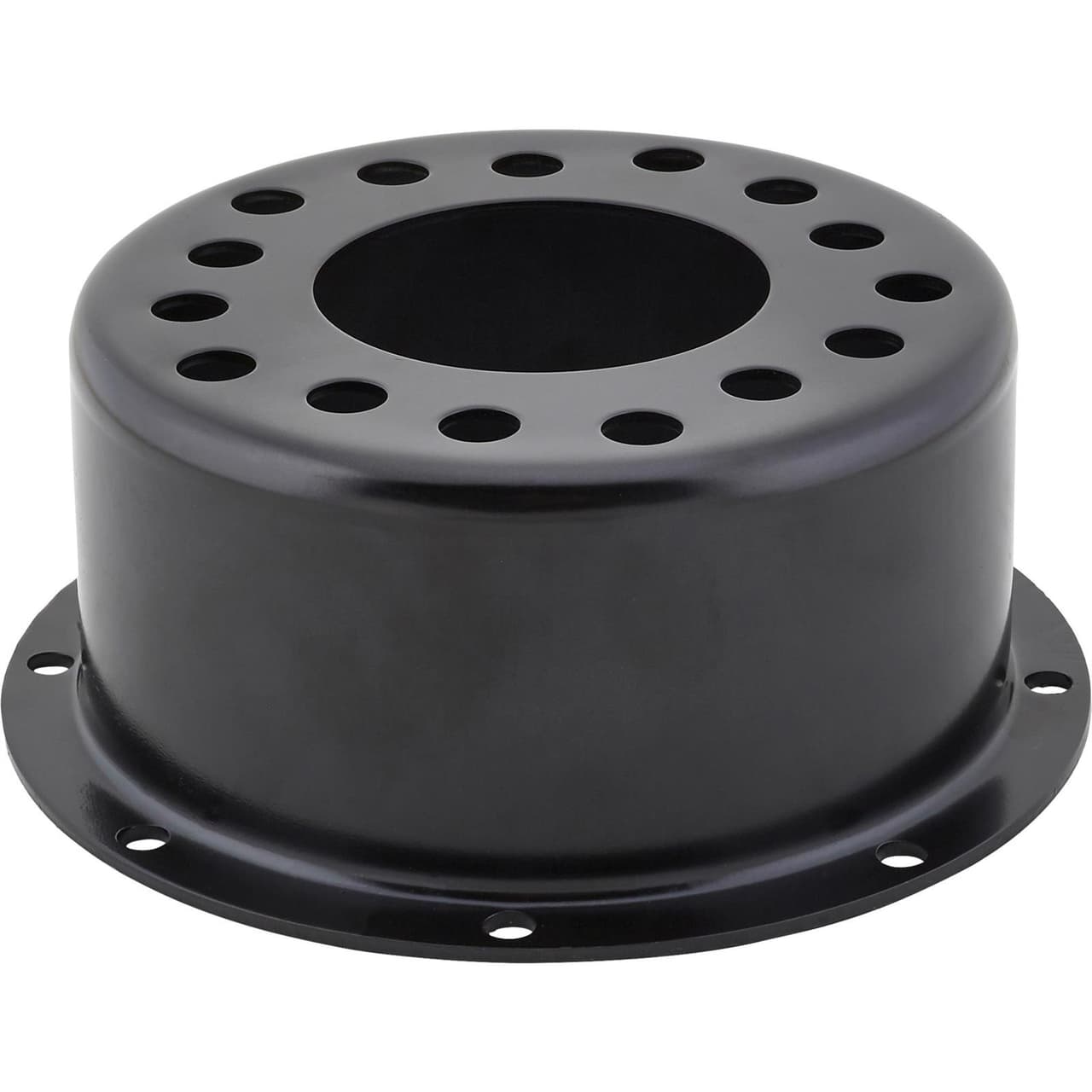 Stamped Steel Disc Brake Rotor Hat, 3 Inch Offset, Black