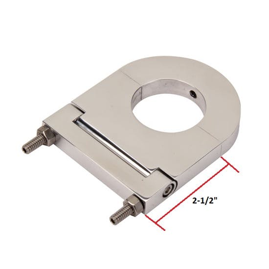 Speedway Steering Column Drop Mount, 1-3/4 Inch Hole, 2-1/2 Inch Drop