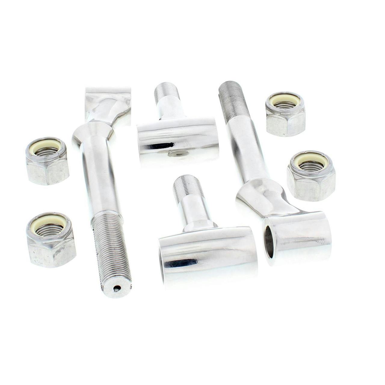 Forged Adjustable Spring Perches, Polished Stainless