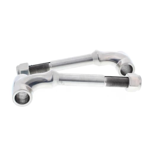 Speedway Front Solid Axle Leaf Spring Perch, Stainless Steel