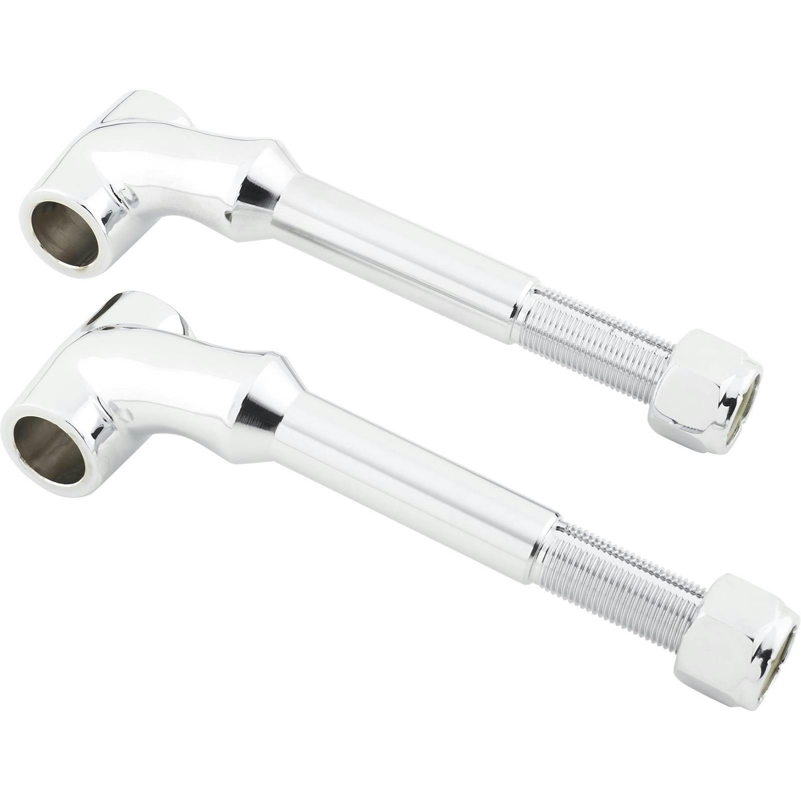 Speedway Front Solid Axle Leaf Spring Perch, Chrome Forged Steel
