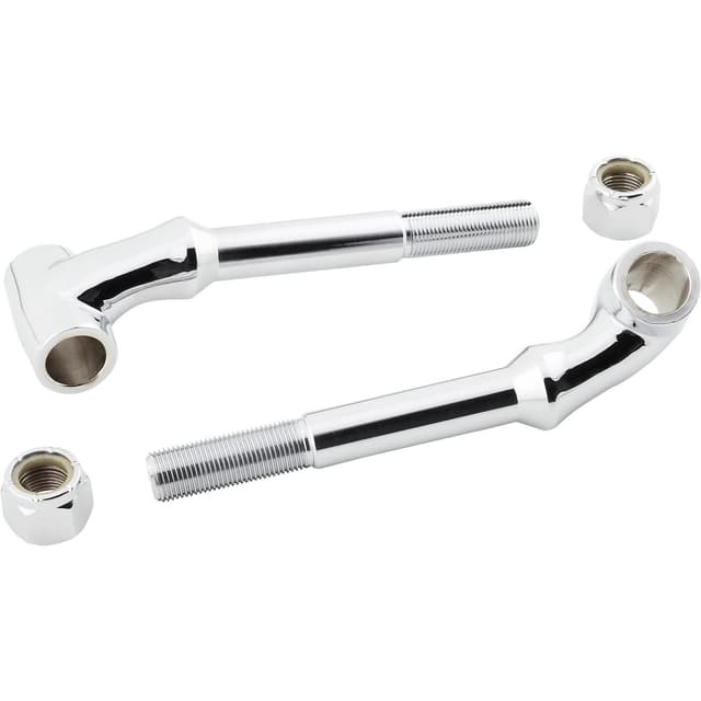 Speedway Front Solid Axle Leaf Spring Perch, Chrome Forged Steel