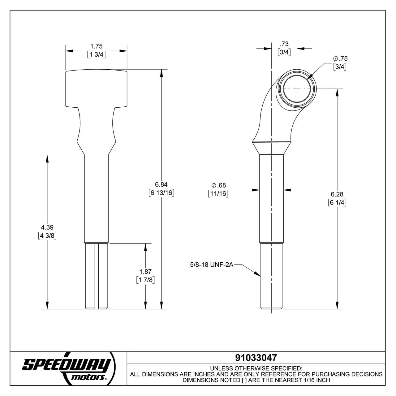 Speedway Front Solid Axle Leaf Spring Perch, Plain Forged Steel