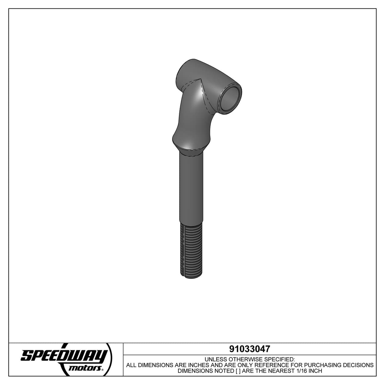 Speedway Front Solid Axle Leaf Spring Perch, Plain Forged Steel