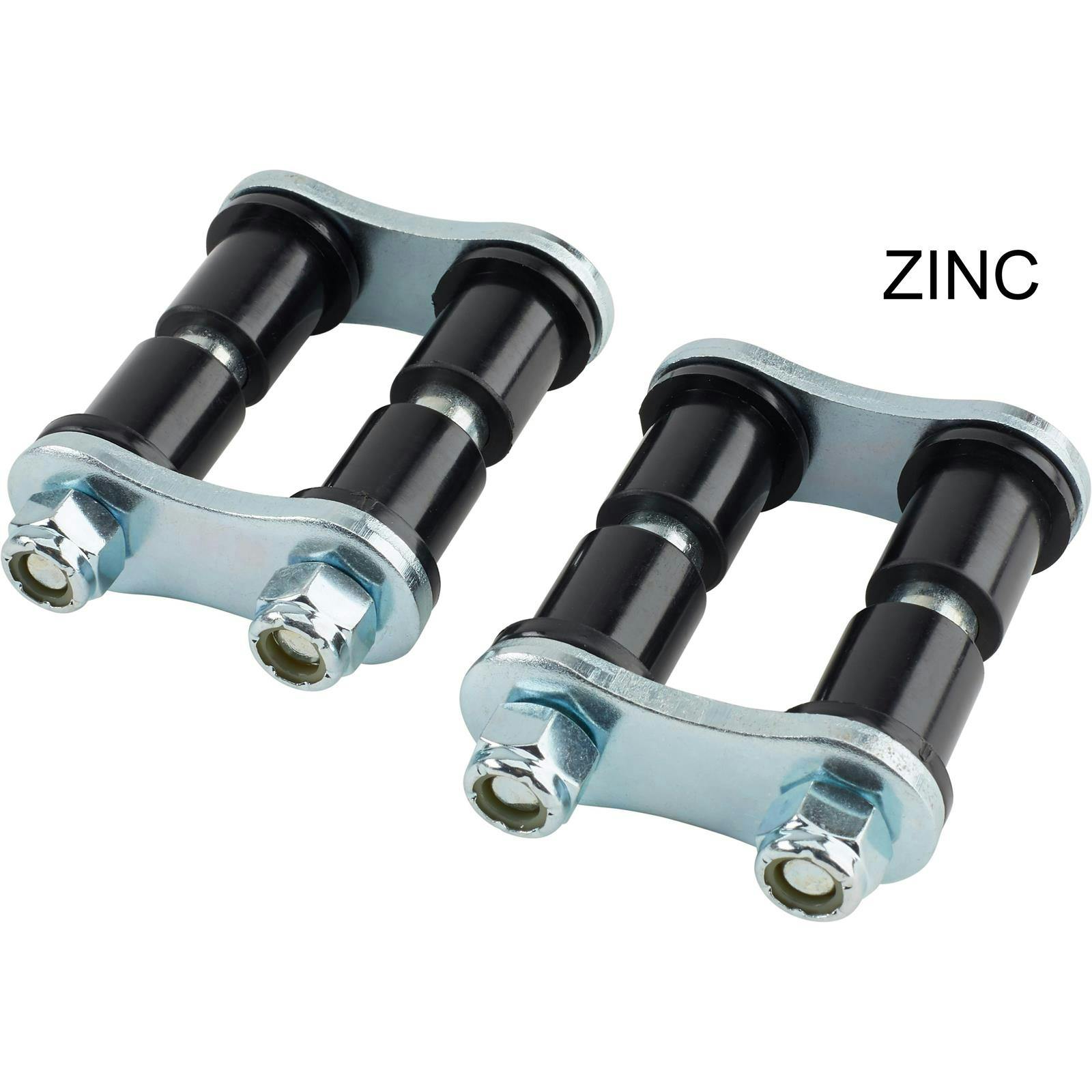 Transverse Front/Rear Leaf Spring Shackle Sets w/ Nylon Bushings