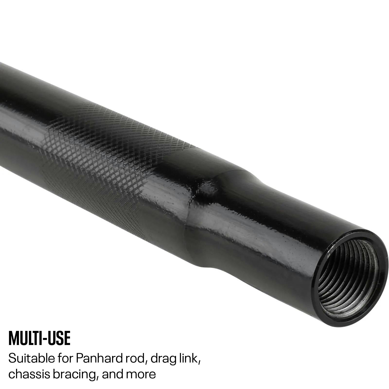 IMCA Approved 5/8 Thread Swedged Steel Tube, 23.5 Inch, Black