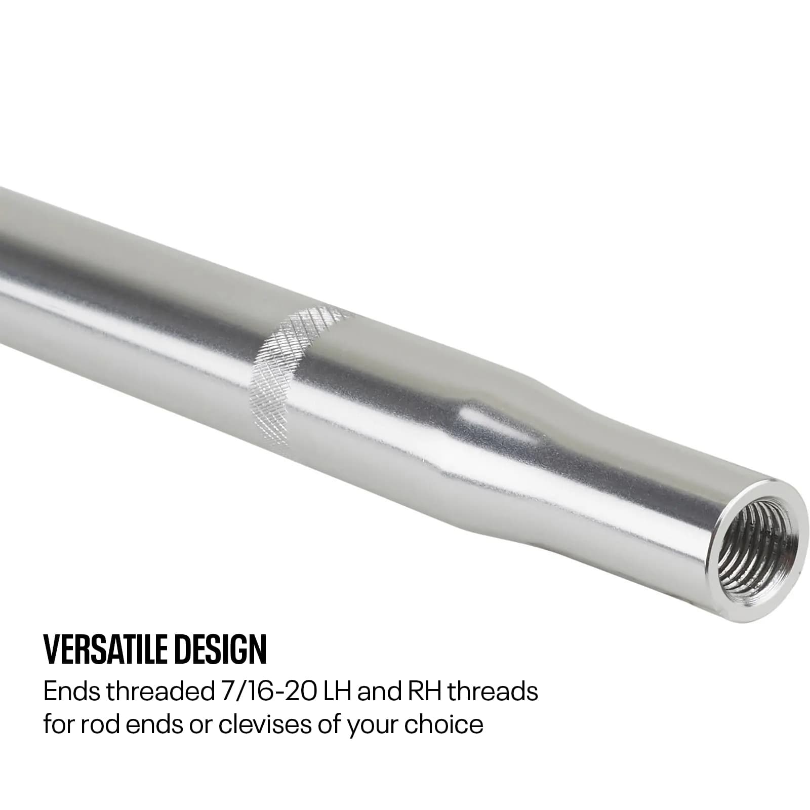 Aluminum Swedged Rod - 7/16 Inch Thread