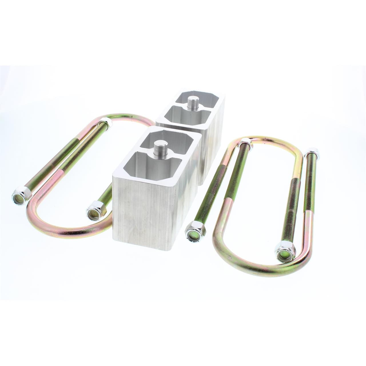 Speedway Universal Leaf Spring Lowering Block Kit, 3 Inch