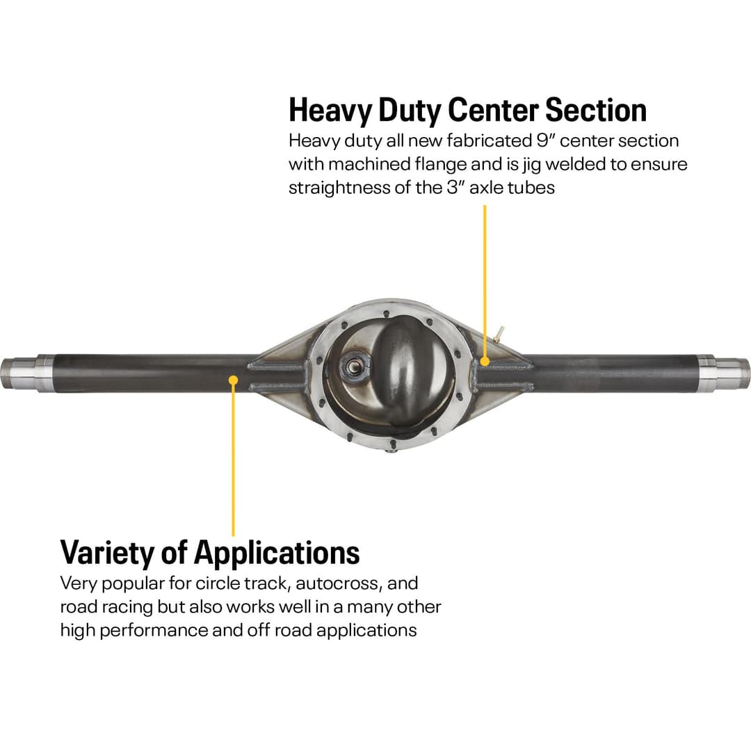 9 Inch Grand National Hub Floater Rear End Kit, 31 Spline Axles