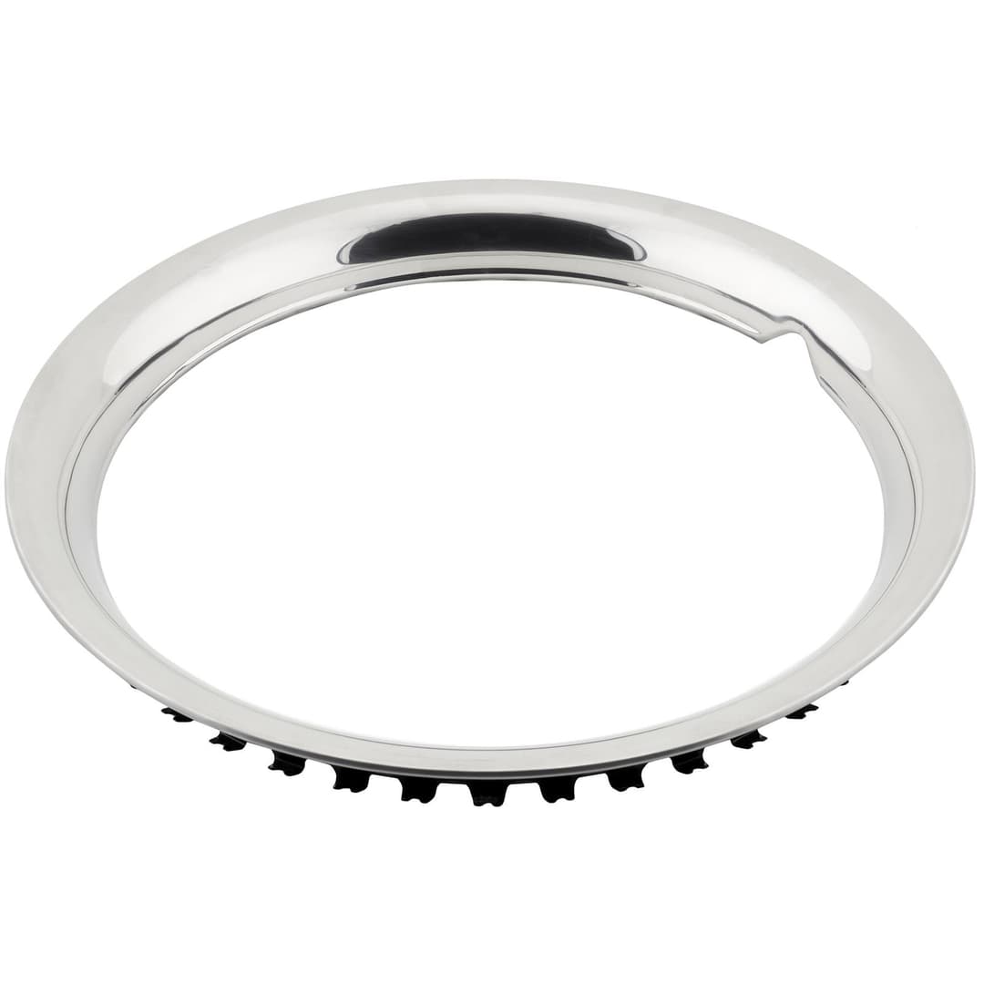 Stainless Steel 15 Inch Wheel Beauty Ring, Smooth