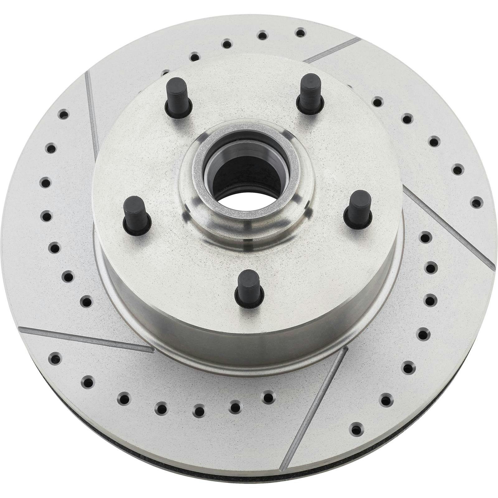 1969-72 GM Drilled & Slotted Brake Rotors w/Bearings & Seals