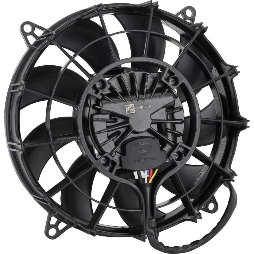 SPAL 30107089 Plus Series Curved Blade Electric Puller Fan, 10 In