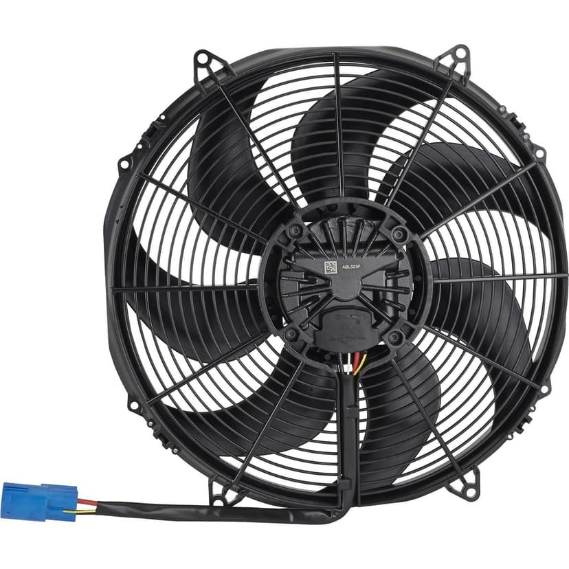 SPAL 30107328 Plus Series Curved Blade Electric Puller Fan, 16 In
