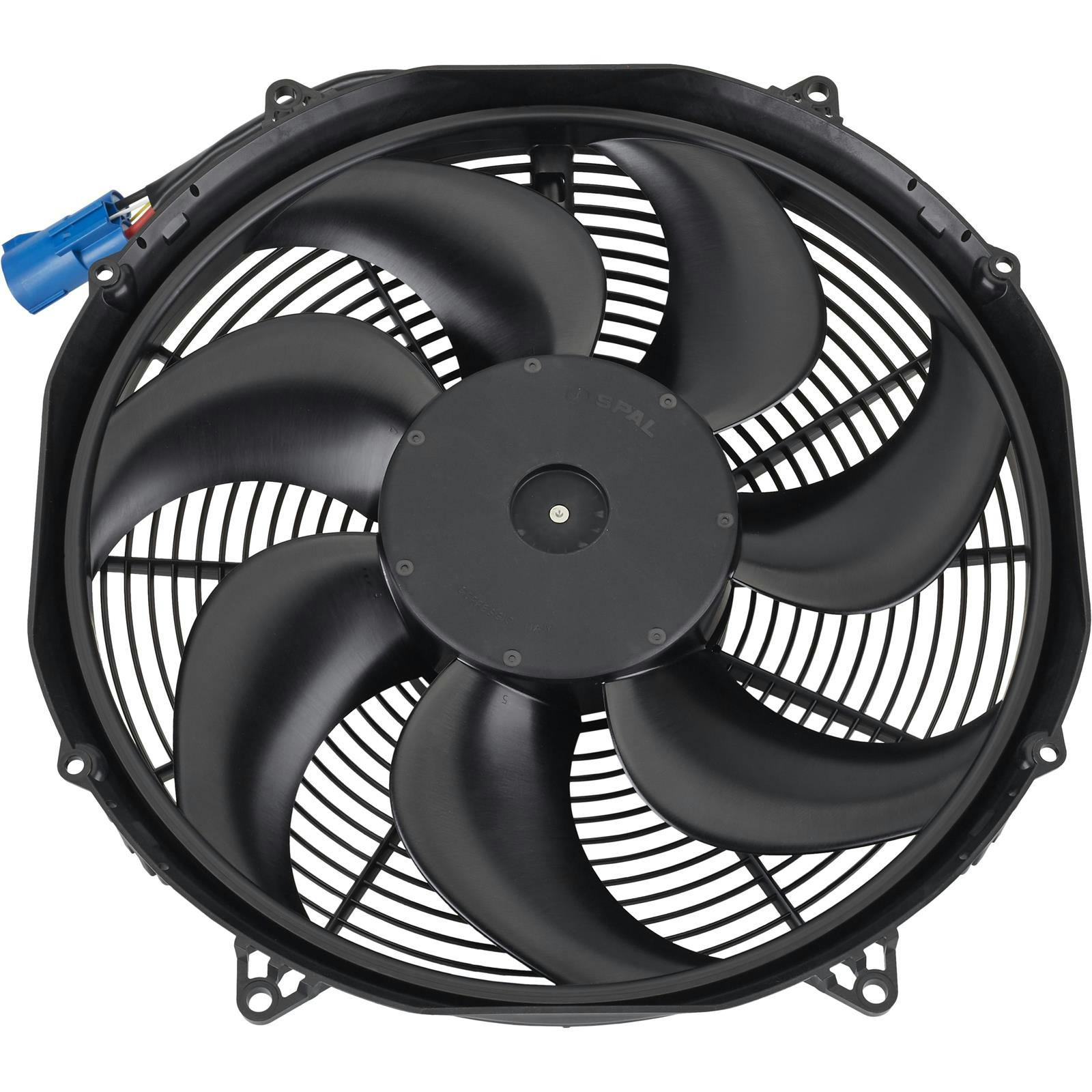 SPAL 30107328 Plus Series Curved Blade Electric Puller Fan, 16 In