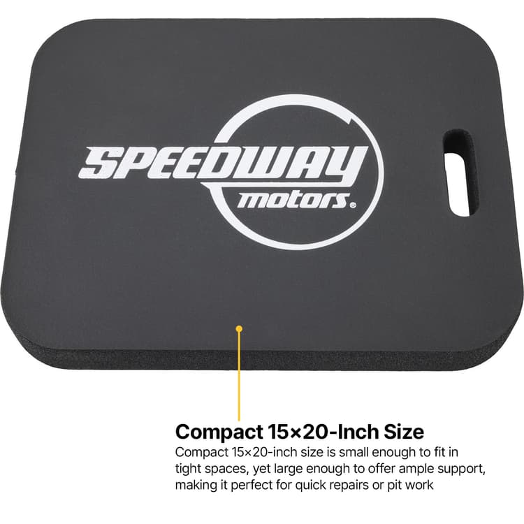 Foam Work Mat/Kneeling Pad/Racing Pit Mat With Handle, 15x20x2