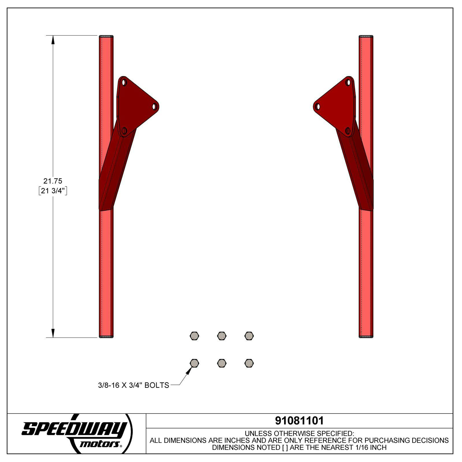 Speedway SBC/BBC Chevy V8 Engine Storage Stands