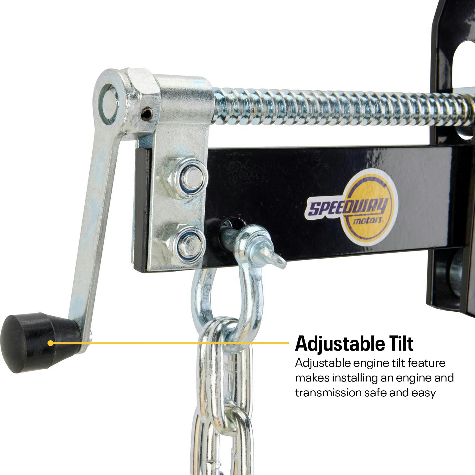 Adjustable Tilt Four-Point Chain Mount Engine Leveler, 1500 Lb.