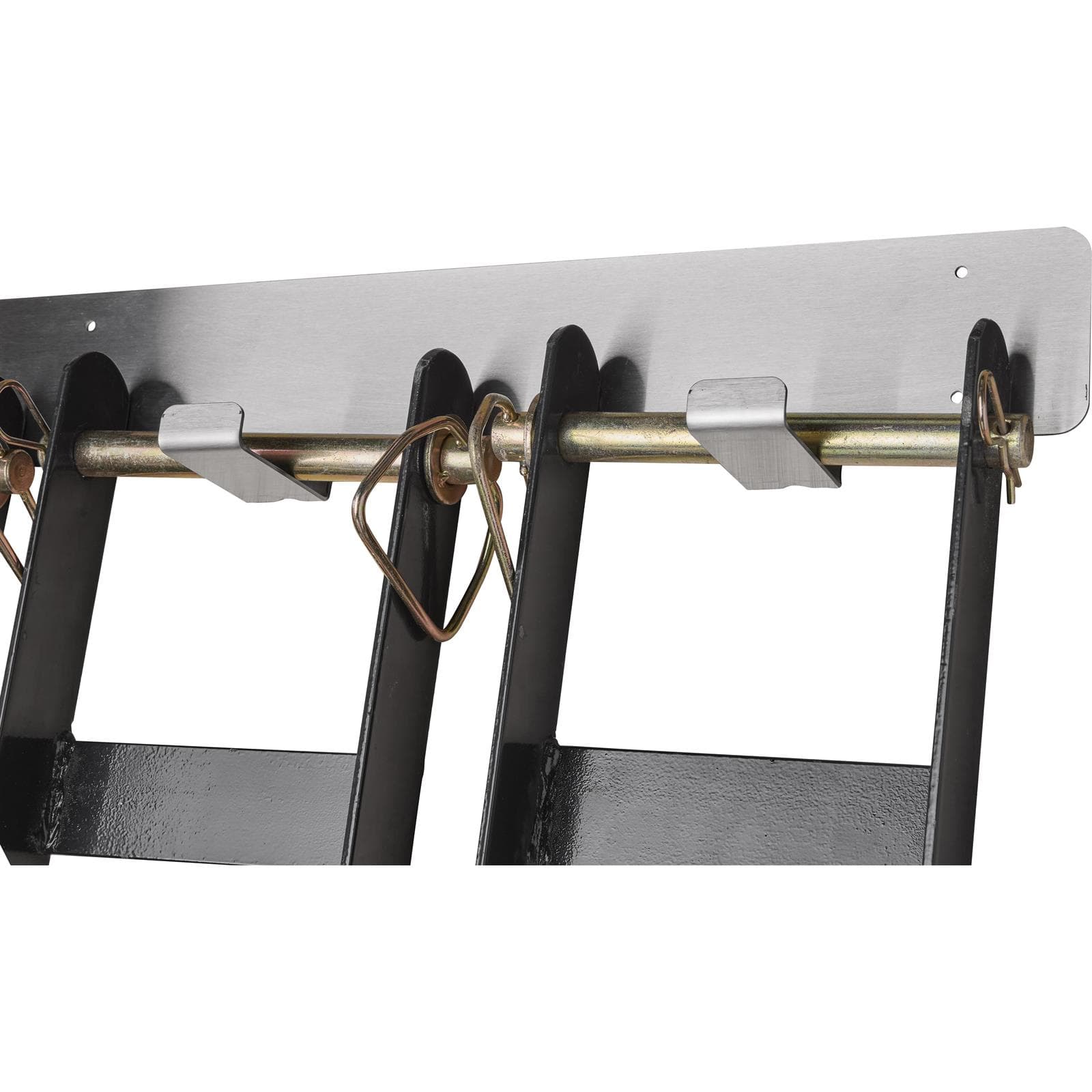 Speedway Motors Four Post Lift Caster Storage Rack, 304 Stainless