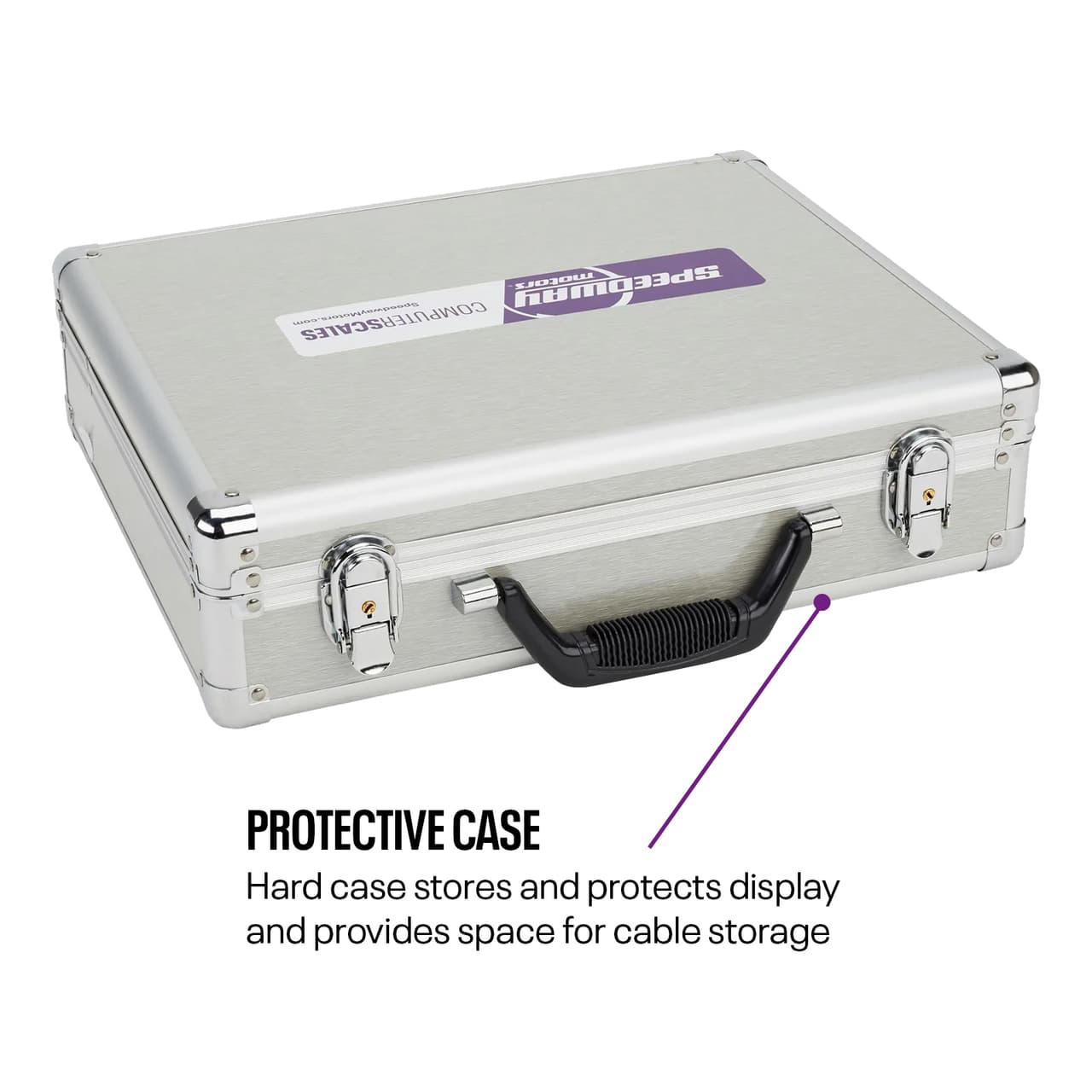 1 Weigh Electronic Racing Scale, Computer Wheel Car Scale w/ Case