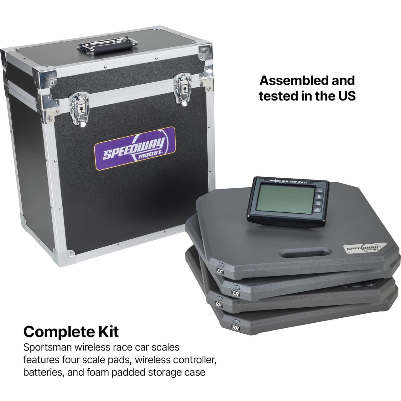 Sportsman Wireless Race Car Scales w/ Storage Case, 7000lb
