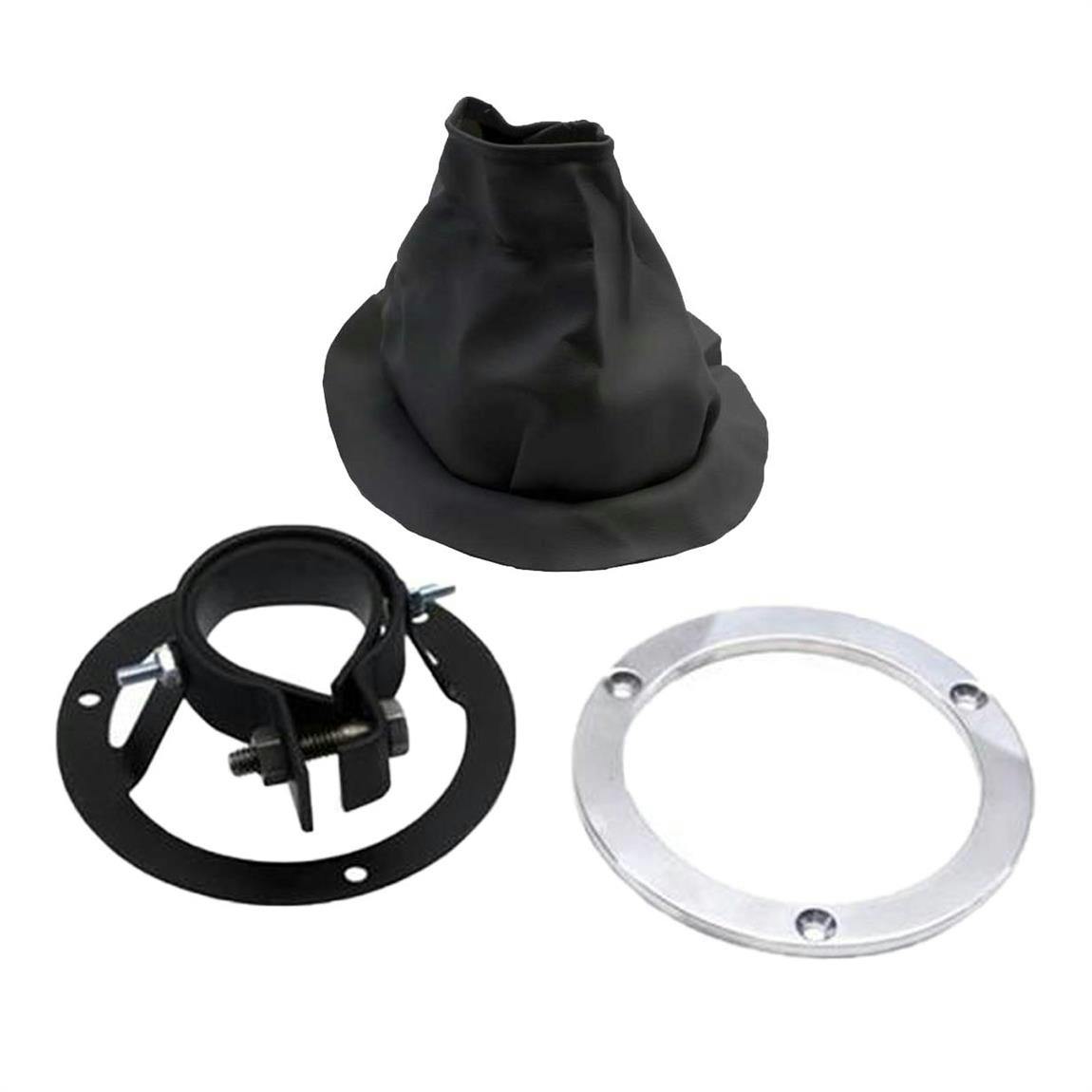 Adjustable Steering Column Floor Mount and Boot Kit, 2 Inch
