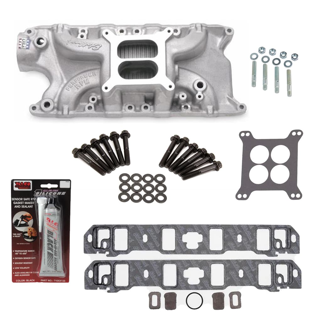 Edelbrock 7121 Performer RPM Intake Manifold Kit-Small Block Ford